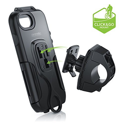 Arendo iPhone 7 - Custodia per bicicletta impermeabile | Supporto per bicicletta | Case per cellulare/smartphone