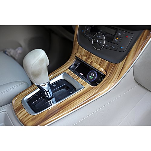 QC 3.0 Auto LadegerÃ¤t, Zeonetak 5V 3A+QC3.0 Dual Rapid Charging USB iPhone Universal-SchnellladegerÃ¤t fÃ¼r alle Apple iOS- oder Android-GerÃ¤te mit blauem LED-Licht + Android-USB-Kabel - Schwarz