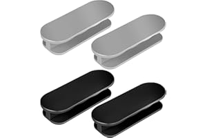 KroY PecoeD 4 Stück Kunststoff Möbelgriff Tür Türgriff Kleben Tür Und Fenstergriffe Self Stick Sofortig Türgriff für Fenster Tür Schublade