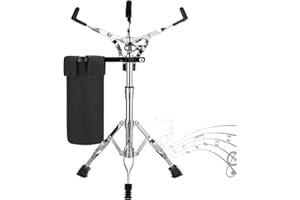 LOLUNUT Drum Pad Stand with Drum Sticks Holder for 10-14 Inch Drum Pad,Snare Drum