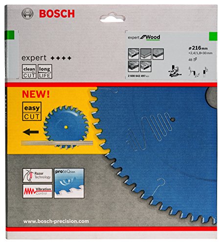 Bosch 2608642497 Kreissägeblatt Expert for Wood 216 x 30 x 2.4 mm Z48T - 2