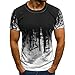 Produktbild Männer T-Shirt Slim Fit mit Kapuze VENMO Kurzarm Muscle Casual Tops Bluse Shirts Herren Sommer T-Shirt modernes Sweatshirt Crew Neck Stehkragen Kurzarm Longsleeve Basic Shirt Freizeit Hemd (Weiß, M)