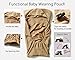 Sweet Mommy Big Hooded Maternity and Mother's Duffle Coat with baby pouch CAMELL