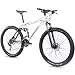 Produktbild CHRISSON 29 Zoll Mountainbike Fully - Hitter FSF Weiss schwarz - Vollfederung Mountain Bike mit 30 Gang Shimano Deore Kettenschaltung - MTB Fahrrad für Herren und Damen mit Rock Shox Federgabel