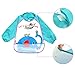 Cute Waterproof Baby Feeding Clothes Long-sleeved Baby Bibs Dinosaur