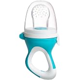 BABYJEM SİLİKON U&Ccedil;LU MEYVE SEBZE EMZİĞİ MAVİ