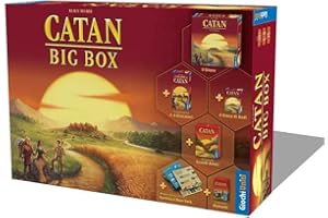 Giochi Uniti - Catan Big Box, Gioco da tavolo, Catan, 3-6 Giocatori, 10+ Anni, Edizione Italiana, GU712