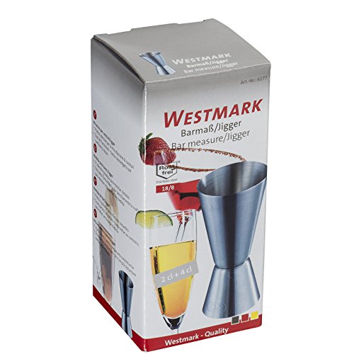 Westmark 62772260 Messbecher, edelstahl silber, 4.5 x 4.5 x 8.4 cm - 2