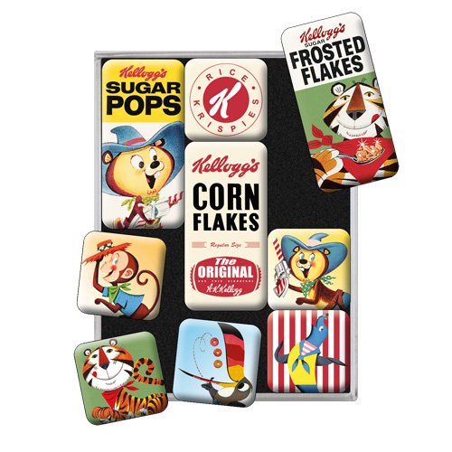Nostalgic-Art 83046 Kellogg’s Characters, Magnet-Set, 9-teilig - 2