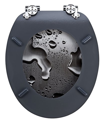 EISL Holzkern WC-Sitz GREY STEEL mit Absenkautomatik, EDRD04SC - 5