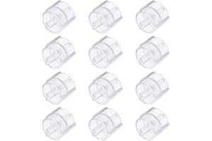 SUPERFINDINGS 12 Pcs Noyau de Rechange pour Dévidoir de Ruban Adhésif 0.9 Pouces (2.4cm) Noyau de Rechange pour Dévidoir de Ruban Adhésif en Plastique Petit