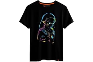Magmatic - T Shirt Culture Pop pour Homme Unisex Enfant, Collection Neon Hero, Tee Shirt Noir Premium 100% Coton, Cadeau Geek, Cadeau Noël Homme, Anniversaire