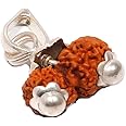 RUDRADIVINE Gauri Shankar Brown Rudraksha in Silver Cap Gaurishankar Rudraksh 20 mm for Unisex