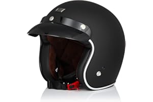 ORIGINE Casco Moto Jet Vintage Casco Moto Abierto Scooter Retro Homologado ECE