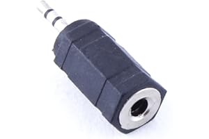 REY Przejściówka konwertera mini jack 2,5 mm męski na 3,5 mm żeński