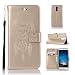 Produktbild jbTec® Flip Case Handy-Hülle Book #F39 Traumfänger zu Huawei Mate - Handytasche Schutz Cover Flip Cover Schutz-Hülle, Farbe:Gold, Modell:Huawei Mate 10 Lite