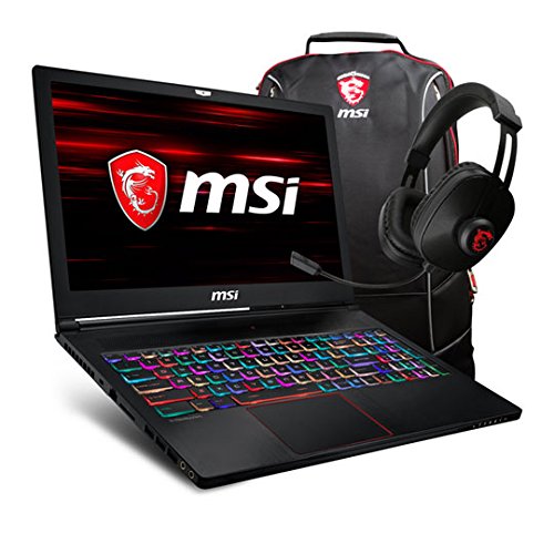 MSI 9S7-16K512-007 GS63 Stealth 8RE-007UK 15 6-Inch Gaming Laptop - Black Intel i7 8750H 16 GB RAM 1 TB HDD Plus 256 GB SSD NVIDIA GeForce GTX 1 MSI 9S7-16K512-007 GS63 Stealth 8RE-007UK 15 6-Inch Gaming Laptop - Black Intel i7 8750H 16 GB RAM 1 TB HDD Plus 256 GB SSD NVIDIA GeForce GTX 1