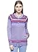 Matelco Purple Multicolour Wool Short Cardigan For Girls With Pockets For Winter RS.799.00