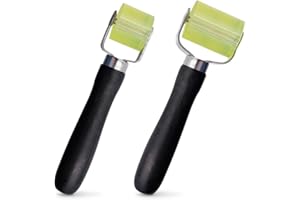 NAJILI 2PCS Rullo di Pressione, Rullo di Pressione Cuscinetto, Attrezzo per l’Installazione di Materiale fonoassorbente, Rullo pressore a Mano per la Lavorazione di Bordi,Strumento di Saldatura