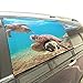 Produktbild Flexible Schildkröte In Blue Ocean Faltbarer Hund Sicherheit Auto Gedruckt Fenster Zaun Vorhang Barrieren Beschützer Für Baby Kind Einstellbar Flexible Sonnenschutzabdeckung Universal Fit Für Suv