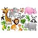 Produktbild Bilderwelten Fenstersticker Fensterfolie Fensterbild Tiere des Dschungels HxB: 30 x 45cm