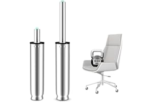 MASTERY MART 9 Inches to 13 Inches Gas Lift Cylinder for Most Office Chair, 4" Stroke, Heavy Duty 1000 lbs, Office Chair Gas Lift Cylinder Replacement, Class 4 (Not for 1KEA, Silver)