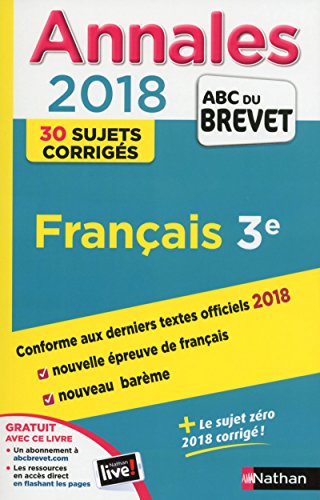 Télécharger Annales ABC du Brevet 2018 - Français Livre PDF Gratuit