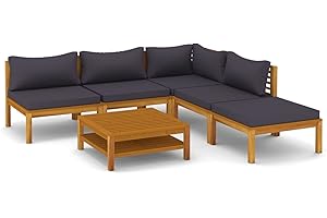 Festnight Lounge Gartenmöbel Set Holz Loungemöbel Terrasse Gartenlounge Sofa Outdoor Gartensofa Sitzgarnitur Sitzgruppe Garten Terrassenmöbel