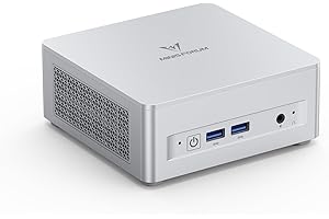 ‎MINIS FORUM MINIS FORUM Mini PC UM870 Slim, AMD Ryzen 7 8745H CPU 8C/16T bis zu 4,9 GHz, 32 GB DDR5/1TB PCIe4.0 SSD, AMD Radeon 780M Grafik, HDMI/USB 4/DP, RJ45 2.5G, WiFi, BT