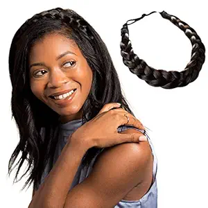 Dark Brown: Madison Braids WomenS Lulu Two Strand Hair Braid (Dark Brown)