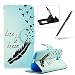 Produktbild Motorola Moto G Handyhülle Brieftasche Lederhülle Case,Bookstyle Magnet PU Leder Standfunktion Kompletter Schutz Kartenfach Wallet Cover für Motorola Moto G,Herzzer Mode Gute Qualität [Feder Vogel Muster] Schutztasche Schutzhülle Handyschale Hülle Flip Case Cover für Motorola Moto G + 1 x Frei Schwarz Handy Halterung Ständer + 1 x Frei Schwarz Touch Pen Stift Stylus