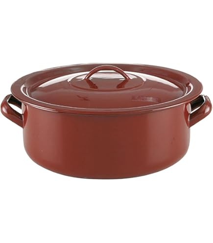 Emalia Berry 22 Cm 4.25L Retro Geëmailleerde Exclusieve Kookpan Met Glazen Deksel Marineblauw Geschikt Voor Alle Warmtebronnen Kookpannenset Emaille Limited Edition Blauw