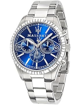 MASERATI HerrenArmbanduhr Chronograph Quarz Edelstahl R8853100009