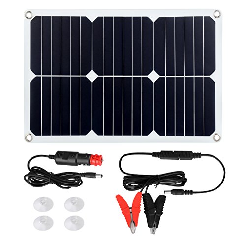 Suaoki 18 Watt Solar Panel Ladegerät Solarmodul Solarpanel Solarzelle - 6