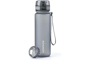 ‎UZSPACE UZSPACE Trinkflasche Kinder Auslaufsicher,Sport Kunststoff Trinkflasche 1l,800ml,500ml, Tritan & BPA-frei Sportflasche Kohlensäure Geeignet