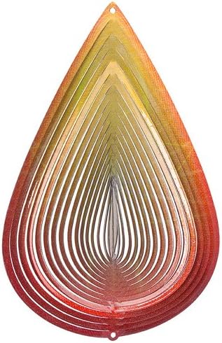 WoodstreamEurope Limited Iron Stop D351-6 16cm Designer Teardrop Wind Spinner