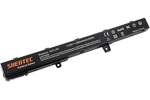 Shentec Batteria A31N1319 A41N1308 A31LJ91 per Asus F551M X551 X551C X551CA X551M X551MA X451 X451C X451CA D550 D550M 11.25V 2600mAh (Non Compatibilità 14.4V/14.8V)