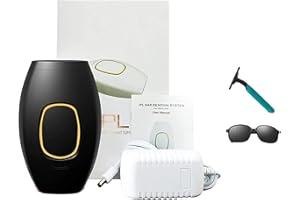 CZIRAN 5minskin At-Home Laser Haarentfernung Handgerät, 5minskin Laser Haarentfernung, Licht Haarentfernung Geräte, Laser Haarentfernung Geräte für Frauen Männer (Schwarz)