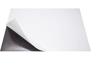 ‎HF HAJO - FIX MAGNET- | KLEBE- | SCHNEIDEPRODUKTE Self-Adhesive Magnetic Film DIN A4, Pack of 10 - Cut to Size Magnetic Film, Magnetic Signs, Presentation Supplies, Self-Designed Magnets