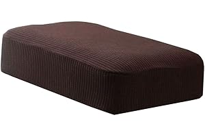 ZZDZW Bezug Für Fußhocker Rechteckig Ottomane Schonbezug Hockerbezug Stretch Hocker Abdeckung Rechteckiger Hussen Für Beinstütze,Bezug Für Sitzhocker,Eingangbank,Bank Sitzbank Protector ( Color : Curry )