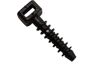 AERZETIX: 100 Tacos a presión para bridas abrazaderas de sujeción cables alambres max 5.6mm Ø5mm 41886