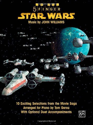 5 Finger Star Wars: 10 Exciting Selections from the Movie Saga Arranged for Piano with Optional Duet Accompaniments by John Williams (11-Jan-2008) Sheet music
