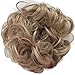 PRETTYSHOP Scrunchy Scrunchie Bun Updo Hairpiece Hair Ribbon Ponytail Extensions Curly Diverse Colors (blonde mix 27/613)