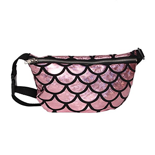 Preisvergleich Produktbild Nibesser Bauchtasche Gürteltasche Glitzer Geldbeutel Hüfttasche mit Reissverschluss für Frauen Mädchen