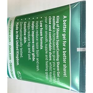 King of Shaves Cooling Low Foam Shaving Gel for Men, Aloe Based Formula For A Refreshing and Precise Shave 175ml TWIN… - Image 3