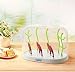 Prehelife Detachable Baby Bottle Drying Rack Tree Shape Feeding Bottle Pacifier Hanging Bottle Rack with Dust Cover