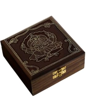 Handgemachte Indische Holz Schmuck-Box - Schmuck-Box für Mädchen Und Damen -Schmuck-Box - Beste Geschenke für...