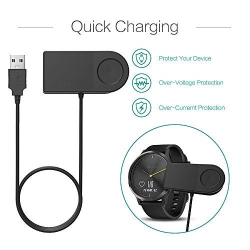 Garmin Forerunner 230 235 630 735XT Ladekabel , TUSITA® Ersatz USB Charge Ladegerät Lade Kabel Draht Datenkabel für Garmin Forerunner 230 235 630 735XT - 2