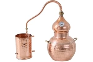 LUSA ALAMBICCO DI RAME. TUTTE LE DIMENSIONI. (3 LITROS)