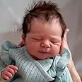 Zero pam Realistic Silicone Reborn Baby Dolls Girl, 18 Inch 45CM Posable Weighted Life Size Baby Dolls That Look Real, Sleeping Silicone Reborn Babies